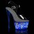 Pleaser ECHOLITE-708 Sandales à plateforme Transparent Couleur EU-35/US-5
