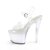 Pleaser ECHOLITE-708 Sandales à plateforme Transparent Couleur EU-35/US-5