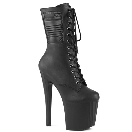 Pleaser ENCHANT-1040PK Bottes à plateforme Cuir synthétique Noir EU-35/US-5