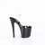 Pleaser ENCHANT-708 Sandales à plateforme Transparent Noir EU-37/US-7