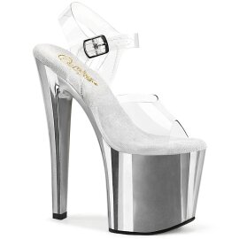 Pleaser ENCHANT-708 Sandales à plateforme Chrome...