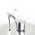 Pleaser ENCHANT-708 Sandales à plateforme Chrome Transparent Argent EU-36/US-6