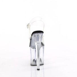 Pleaser ENCHANT-708 Sandales à plateforme Transparent EU-37/US-7