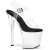 Pleaser ENCHANT-708 Sandales à plateforme Transparent EU-37/US-7