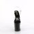Pleaser ENCHANT-708LT-CIRCLE Sandales à plateforme Transparent Noir EU-37/US-7