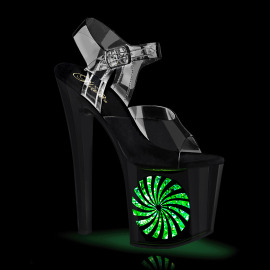 Pleaser ENCHANT-708LT-PINWHE Sandales à plateforme...
