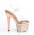 Pleaser ESTEEM-708CHLG Sandales à plateforme Paillettes Or Rose EU-39/US-9