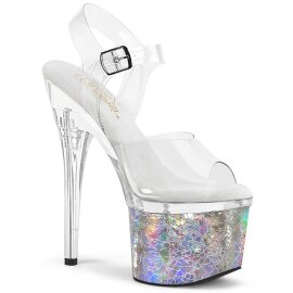 Pleaser ESTEEM-708CK Sandales à plateforme Holo...