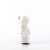 Pleaser ESTEEM-708DM Sandales à plateforme Strass Chrome Transparent Argent EU-38/US-8