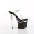 Pleaser ESTEEM-708LG Sandales à plateforme Paillettes Transparent Bigarré EU-38/US-8