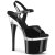 Pleaser ESTEEM-709 Sandales à plateforme Vernis Noir Transparent EU-35/US-5