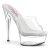 Pleaser EXCITE-601 Sandales à plateforme Transparent EU-39/US-9