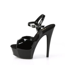 Pleaser EXCITE-609 Sandales à plateforme Vernis Noir EU-35/US-5