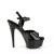 Pleaser EXCITE-609 Sandales à plateforme Vernis Noir EU-35/US-5