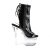 Pleaser FLASHDANCE-1018-7 Bottines à plateforme Vernis Noir Bigarré EU-37/US-7