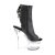 Pleaser FLASHDANCE-1018-7 Bottines à plateforme Cuir synthétique Noir EU-36/US-6