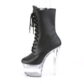 Pleaser FLASHDANCE-1020-7 Bottines à plateforme Cuir synthétique Noir Bigarré EU-36/US-6