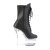 Pleaser FLASHDANCE-1020-7 Bottines à plateforme Cuir synthétique Noir Bigarré EU-36/US-6
