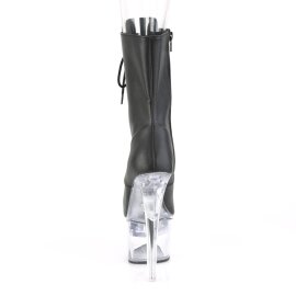 Pleaser FLASHDANCE-1020-7 Bottines à plateforme Cuir synthétique Noir Bigarré EU-37/US-7