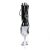 Pleaser FLASHDANCE-1020-8 Bottines à plateforme Vernis Noir Bigarré EU-35/US-5