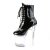 Pleaser FLASHDANCE-1020-8 Bottines à plateforme Vernis Noir Bigarré EU-36/US-6