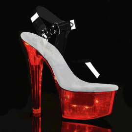 Pleaser FLASHDANCE-608CH Sandales à plateforme...