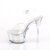 Pleaser FLASHDANCE-608CH Sandales à plateforme Transparent Bigarré EU-38/US-8