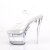 Pleaser FLASHDANCE-708 Sandales à plateforme Transparent Bigarré EU-37/US-7