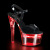 Pleaser FLASHDANCE-709 Sandales à plateforme Transparent Bigarré EU-37/US-7