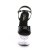 Pleaser FLASHDANCE-709 Sandales à plateforme Transparent Bigarré EU-37/US-7