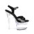 Pleaser FLASHDANCE-709 Sandales à plateforme Transparent Bigarré EU-37/US-7