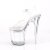 Pleaser FLASHDANCE-808 Sandales à plateforme Transparent Bigarré EU-35/US-5