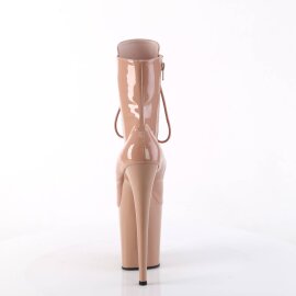Pleaser FLAMINGO-1020 Bottines à plateforme Vernis Blush EU-42/US-12