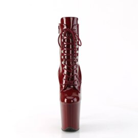 Pleaser FLAMINGO-1020 Bottines à plateforme Vernis Bourgogne EU-40/US-10