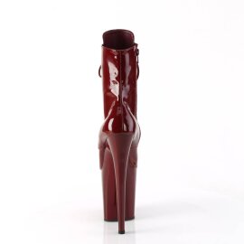 Pleaser FLAMINGO-1020 Bottines à plateforme Vernis Bourgogne EU-40/US-10