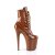 Pleaser FLAMINGO-1020 Bottines à plateforme Vernis Caramel EU-42/US-12