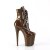 Pleaser FLAMINGO-1020 Bottines à plateforme Vernis Moka EU-42/US-12
