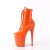 Pleaser FLAMINGO-1020 Bottines à plateforme Vernis Orange EU-40/US-10