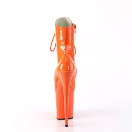 Pleaser FLAMINGO-1020 Bottines à plateforme Vernis Orange EU-36/US-6