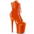 Pleaser FLAMINGO-1020 Bottines à plateforme Vernis Orange EU-39/US-9