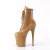 Pleaser FLAMINGO-1020 Bottines à plateforme Vernis Beige EU-42/US-12