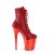 Pleaser FLAMINGO-1020CHRS Bottines à plateforme Strass Chrome Rouge EU-42/US-12