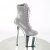 Pleaser FLAMINGO-1020CHRS Bottines à plateforme Multi Strass Chrome Argent EU-42/US-12