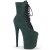 Pleaser FLAMINGO-1020FS Bottines à plateforme Daim Vert EU-35/US-5