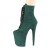 Pleaser FLAMINGO-1020FS Bottines à plateforme Daim Vert EU-35/US-5