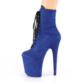 Pleaser FLAMINGO-1020FS Bottines à plateforme Daim synthétique Bleu EU-35/US-5