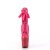 Pleaser FLAMINGO-1020HG Bottines à plateforme Vernis Paillettes Rose Bigarré EU-35/US-5