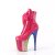 Pleaser FLAMINGO-1020HG Bottines à plateforme Vernis Paillettes Rose Bigarré EU-36/US-6