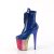 Pleaser FLAMINGO-1020HG Bottines à plateforme Vernis Paillettes Bleu Bigarré EU-35/US-5