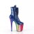 Pleaser FLAMINGO-1020HG Bottines à plateforme Vernis Paillettes Bleu Bigarré EU-37/US-7